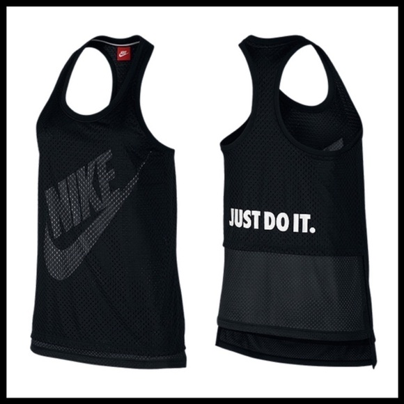 NIKE Mesh ‘Just Do It’ Tank - Picture 1 of 10